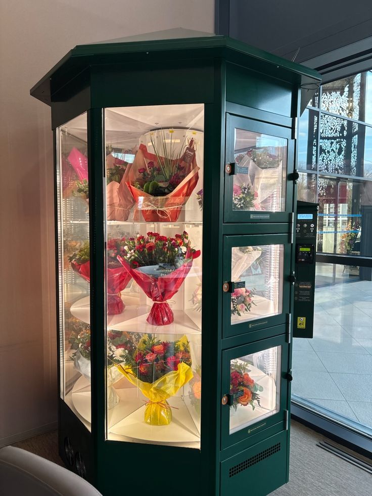 Blumenkühlschrank, 40 Zoll
